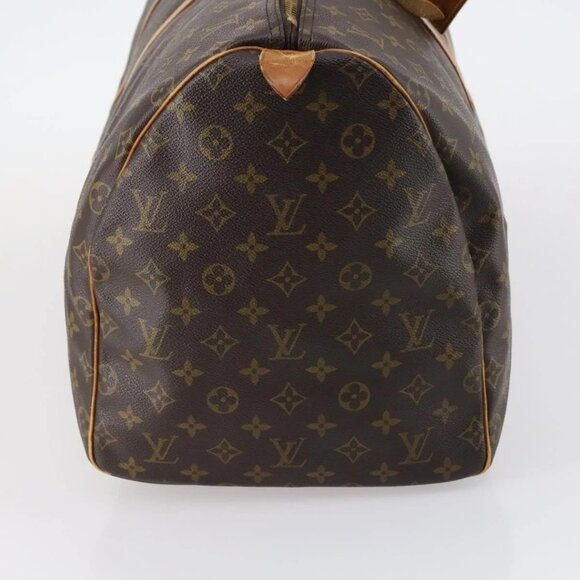 LOUIS VUITTON Monogram Keepall 55 Boston Bag M41424 LV Auth 145141 - Picture 7 of 16